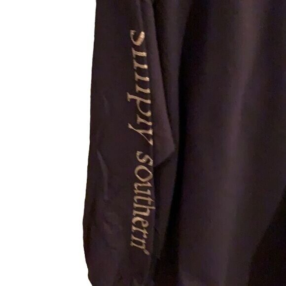 Simply Southern Collection Long Sleeves Size L Youth, Black with Logo/Print - Picture 2 of 6